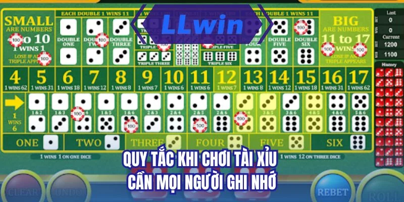Quy tắc khi chơi tài xỉu cần mọi người ghi nhớ